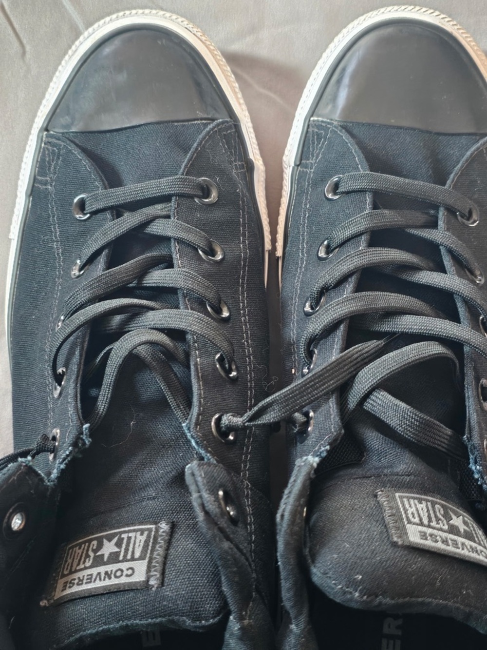 Converse Black High-Top Canvas Sneakers